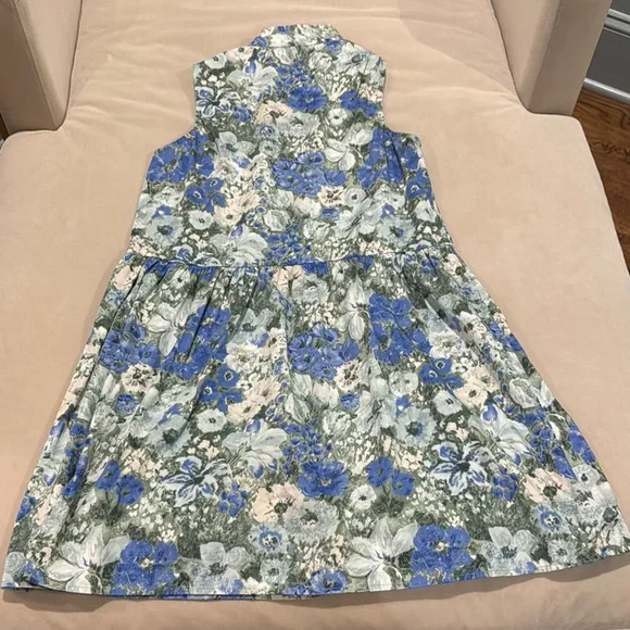 Tuckernuck Blue Floral Midi Dress - Picture 6 of 8